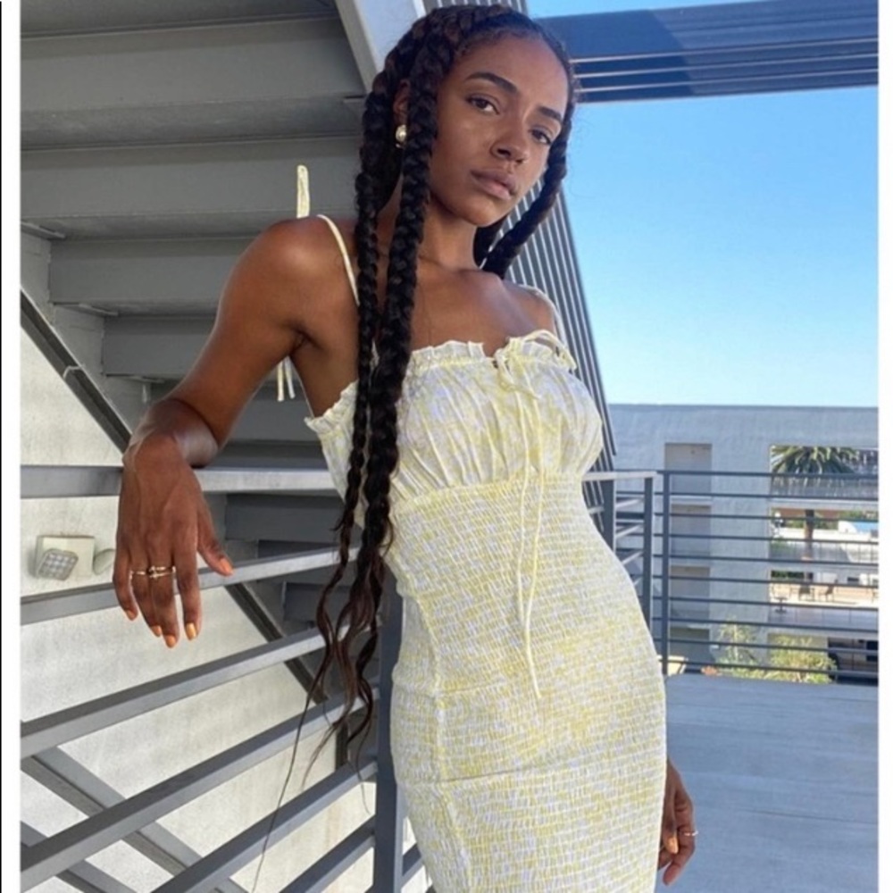 Princess Polly Korina Yellow Minidress
